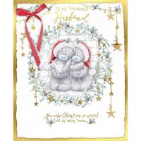Husband Me to You Bear Handmade Boxed Christmas Card Extra Image 1 Preview